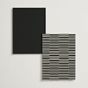 "Tuxedo" - Foil-Pressed Menus in Black Tie by Carolyn Nicks - Back of Card Options