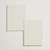 "Henna Stamp" - Foil-Pressed Menus in Champagne by Oma N. Ramkhelawan - Back of Card Options