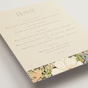 "In The Garden" - Foil-Pressed Menus in Sherbert by Leah Bisch - Detail