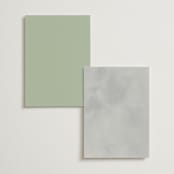 "Love Song" - Foil-Pressed Menus in Meadow by Petra Kern - Back of Card Options