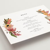 "Harmony" - Foil-Pressed Menus in Summer by Susan Moyal - Detail