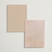 "Sweeping Vine" - Foil-Pressed Menus in Dusty Rose by Itsy Belle Studio - Back of Card Options