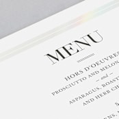 "Gilded Frame" - Gloss-Press® Menus in Cloud by Stacey Meacham - Detail