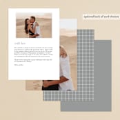"Formal Affair" - Gloss-Press® Menus in Pearl by Stacey Meacham - Back of Card Options