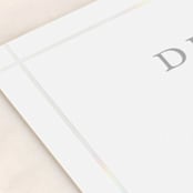 "Formal Affair" - Gloss-Press® Menus in Pearl by Stacey Meacham - Detail