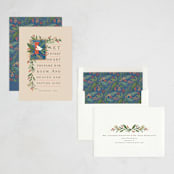"Let every heart" - Minted x The Met Holiday Cards in Parchment by Jennifer Wick - Assembled