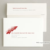 "Festive Foliage" - Minted x The Met Holiday Cards in Peppermint by Carrie Moradi - FREE Recipient Addressing