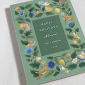 "Woodland" - Minted x The Met Holiday Cards in Forest by Elly - Detail