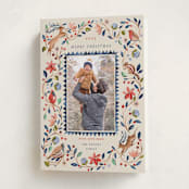 "palampore woodland" - Minted x The Met Holiday Cards in Poinsettia by Sarah Knight - Folded Card