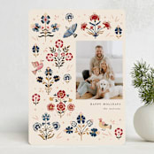 "The Garden" - Minted x The Met Holiday Cards in Eggnog by Vivian Yiwing - Front