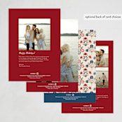 "The Garden" - Minted x The Met Holiday Cards in Eggnog by Vivian Yiwing - Back of Card Options