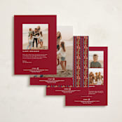 "Holiday Flora and Fauna" - Minted x The Met Holiday Cards in Mulled Wine by Creo Study - Back of Card Options
