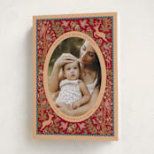 "Holiday Flora and Fauna" - Minted x The Met Holiday Cards in Mulled Wine by Creo Study - Folded Card