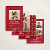 "Holiday Flora and Fauna" - Minted x The Met Holiday Cards in Mulled Wine by Creo Study - Back of Card Options