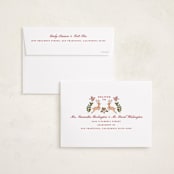 "Holiday Flora and Fauna" - Minted x The Met Holiday Cards in Mulled Wine by Creo Study - FREE Recipient Addressing