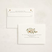 "Jardin Chinois" - Minted x The Met Holiday Cards in Coral by Gwen Bedat - FREE Recipient Addressing