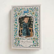 "Leaping Stag" - Minted x The Met Holiday Cards in Cobalt by Paper Sun Studio - Folded Card