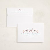 "Sprigged" - Minted x The Met Holiday Cards in Teal by Corinne Malesic - FREE Recipient Addressing