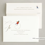 "Winter Pastimes" - Minted x The Met Holiday Cards in Candy Cane by Oscar and Emma - Karly Depew - FREE Recipient Addressing
