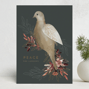 "The Messenger of Peace" - Minted x The Met Holiday Cards in Slate by Petra Kern - Front