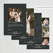 "The Messenger of Peace" - Minted x The Met Holiday Cards in Slate by Petra Kern - Back of Card Options