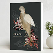 "The Messenger of Peace" - Minted x The Met Holiday Cards in Slate by Petra Kern - Folded Card