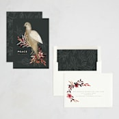 "The Messenger of Peace" - Minted x The Met Holiday Cards in Slate by Petra Kern - Assembled