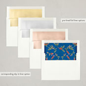 "Belles Heures" - Minted x The Met Holiday Cards in Azure by Jackie Crawford - Envelope Liner Options