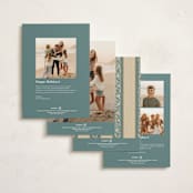 "Pardis" - Minted x The Met Holiday Cards in Caramel by Robert and Stella - Back of Card Options