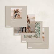 "Tree of Life" - Minted x The Met Holiday Cards in Pinecone by Maja Cunningham - Back of Card Options