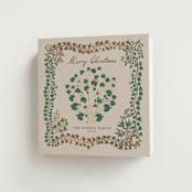 "Tree of Life" - Minted x The Met Holiday Cards in Pinecone by Maja Cunningham - Folded Card