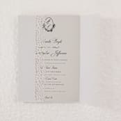 "Laser cut flowers motif vellum jacket, Set of 10" - Invitation Jackets and Overlays in white by Self Stationery