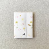 "Butterfly Floral Vellum Jacket for Wedding Invitations | A7 | Set of 10" - Invitation Jackets and Overlays in multicolor by Cotton and Bow