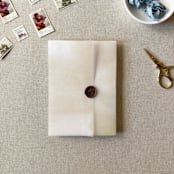 "Neutral Watercolor Vellum Jacket for Wedding Invitations | A7 | Set of 10" - Invitation Jackets and Overlays in beige by Cotton and Bow