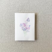 "Purple Floral Vellum Jacket for Wedding Invitations | A7 | Set of 10" - Invitation Jackets and Overlays in purple by Cotton and Bow
