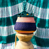 "Zoore Color Block Basket Set" - Decorative Storage in multicolor by AKETEKETE