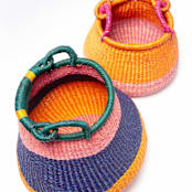 "Zoore Color Block Basket Set" - Decorative Storage in multicolor by AKETEKETE