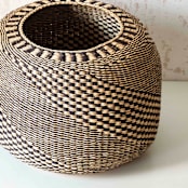 "Aduko Basket 2" - Decorative Storage in natural by AKETEKETE