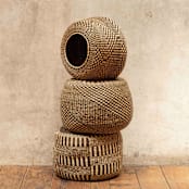 "Aduko Basket 2" - Decorative Storage in natural by AKETEKETE