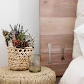 "Handwoven Storage Organizer" - Decorative Storage in beige by Jennifer Abelev