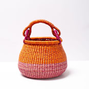 "Zoore Color Block Basket Small" - Decorative Storage in multicolor by AKETEKETE