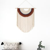 "Terra I" - Original Textile Art in multicolor by Bharti Trivedi