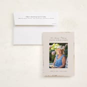 "Gilde Edge" - Foil Press Memorial Cards in Pearl by Itsy Belle Studio - Card with Envelope