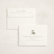 "Sonnet" - Foil Press Memorial Cards in Meadow by Kristie Kern - FREE Recipient Addressing