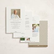 "l e g a c y" - Foil Press Memorial Cards in Cloud by Sara Hicks Malone - Back of Card Options