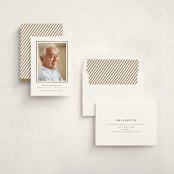 "l e g a c y" - Foil Press Memorial Cards in Cloud by Sara Hicks Malone - Assembled