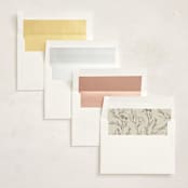 "A Life Remembered" - Foil Press Memorial Cards in Vanilla by Joyce Pinheiro - Envelope Liners