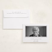 "In remembrance" - Memorial Cards in Ink by Blustery August - Card with Envelope