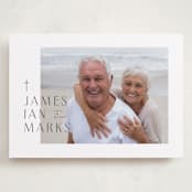 "Faithful" - Memorial Cards in Cotton by letterfix - Front