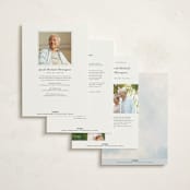 "Gods Creation" - Memorial Cards in Nature by Petra Kern - Back of Card Options